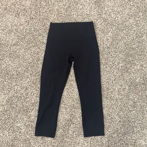 Black lululemon Align crops